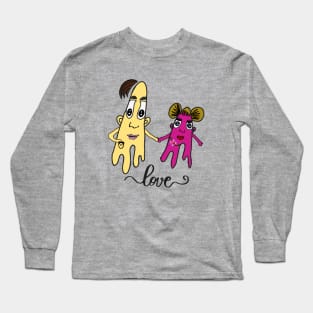 Loving Couple - Original painting Long Sleeve T-Shirt